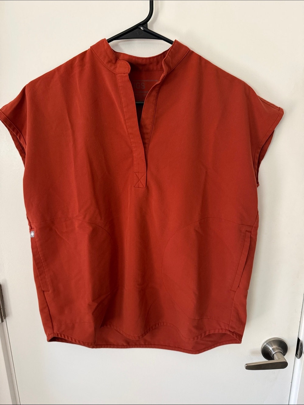 FIGS Women's Rust Tunic Top/Bottom 2 piece set